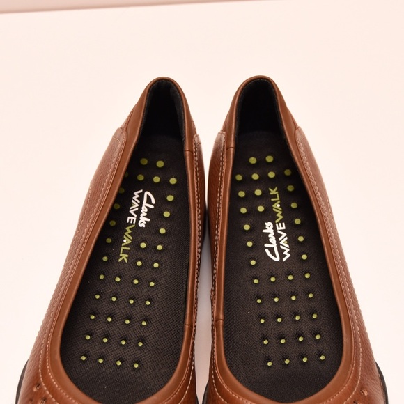 Clark’s leather flats women’s wave walk size 7B - Picture 5 of 8
